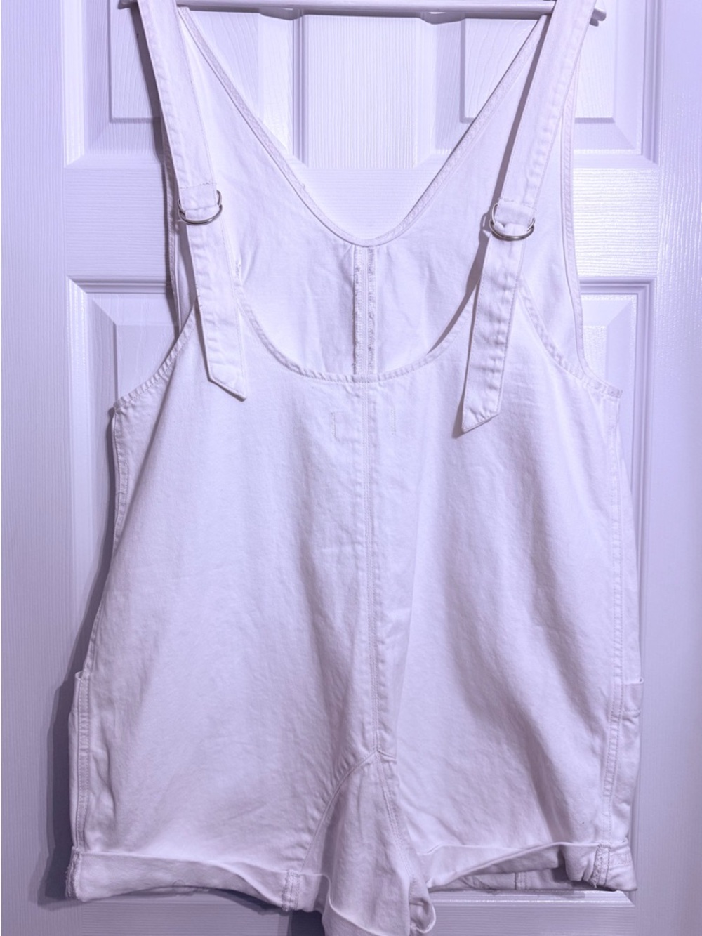 WE.THE.FREE HIGH ROLLER SHORTALL IN OPTIC WHITE - Picture 5 of 8